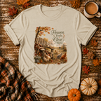 Heaven Feels Close Here T-Shirt in Sand