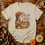 Meet Me Where the Leaves Are Falling T-Shirt in Sand