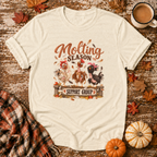 Molting Season Support Group T-Shirt in Natural