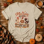 Molting Season Support Group T-Shirt in Sand