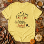 My Favorite View T-Shirt in Cornsilk