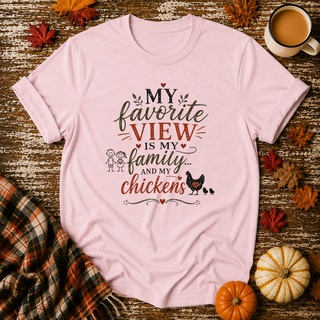 My Favorite View T-Shirt in Light Pink