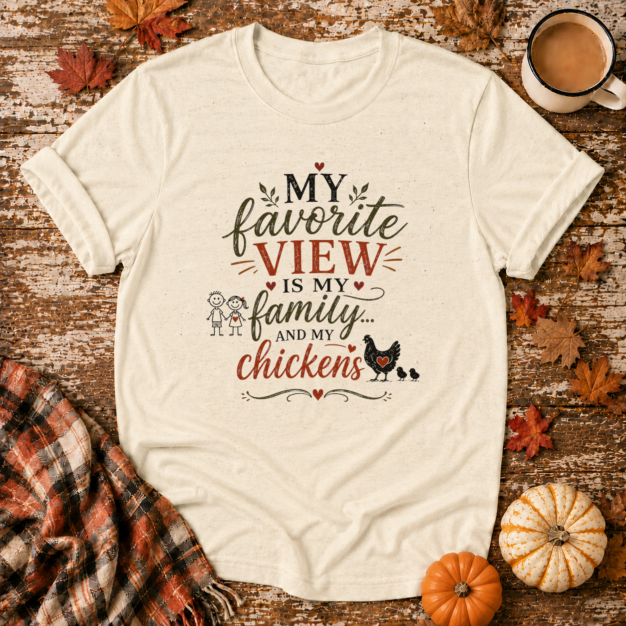 My Favorite View T-Shirt in Natural