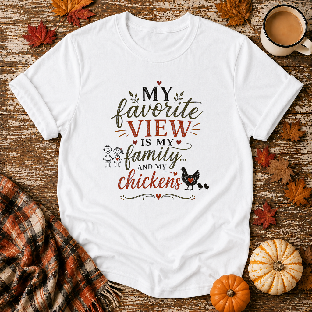 My Favorite View T-Shirt in White