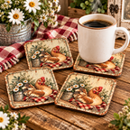 Roxy's Farmhouse Charm | Corkwood Coaster Set