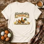 These Are My People Chicken Lover T-Shirt in Natural