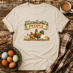 These Are My People Chicken Lover T-Shirt in Sand