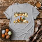 These Are My People Chicken Lover T-Shirt in Sport Grey