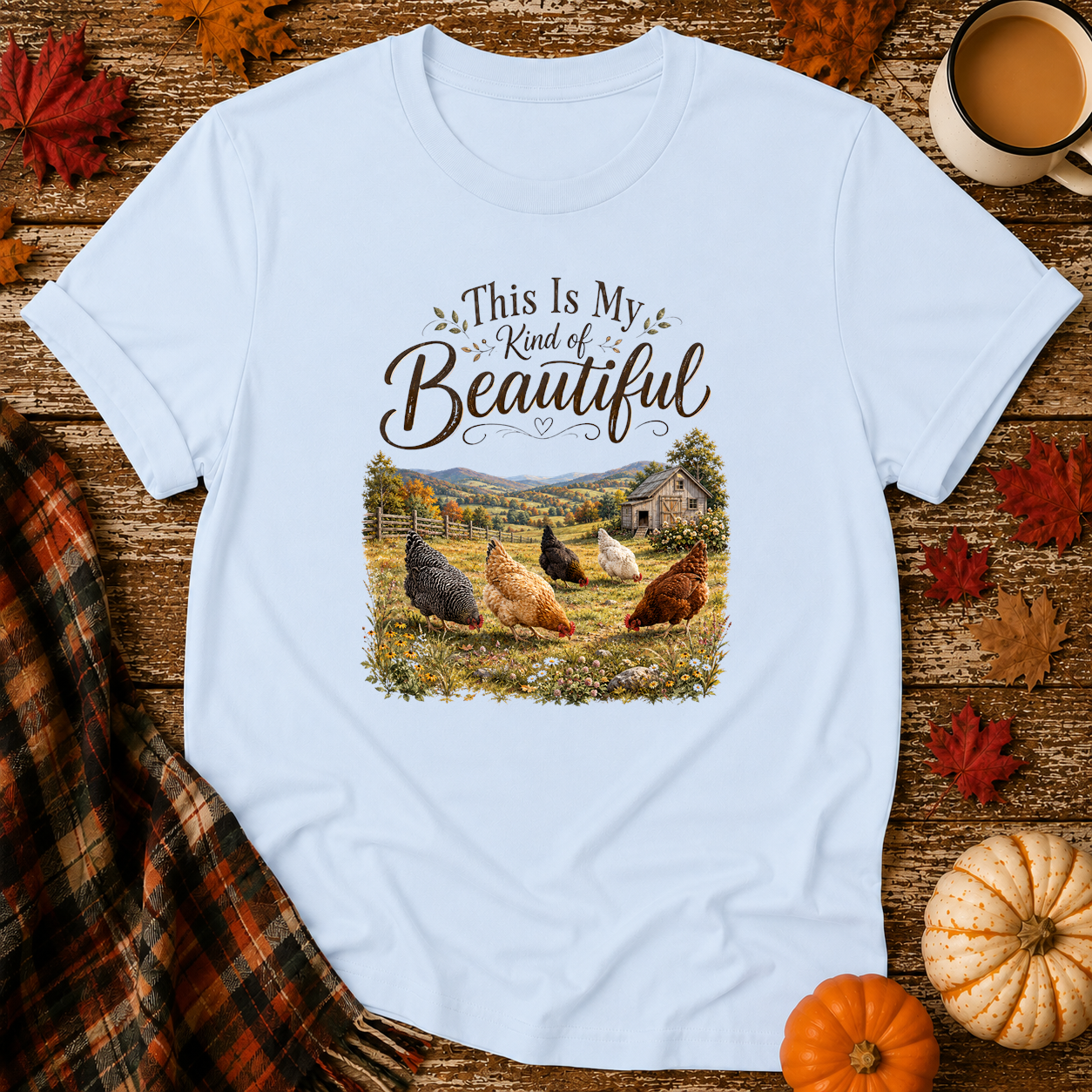 This Is My Kind of Beautiful T-Shirt in Light Blue
