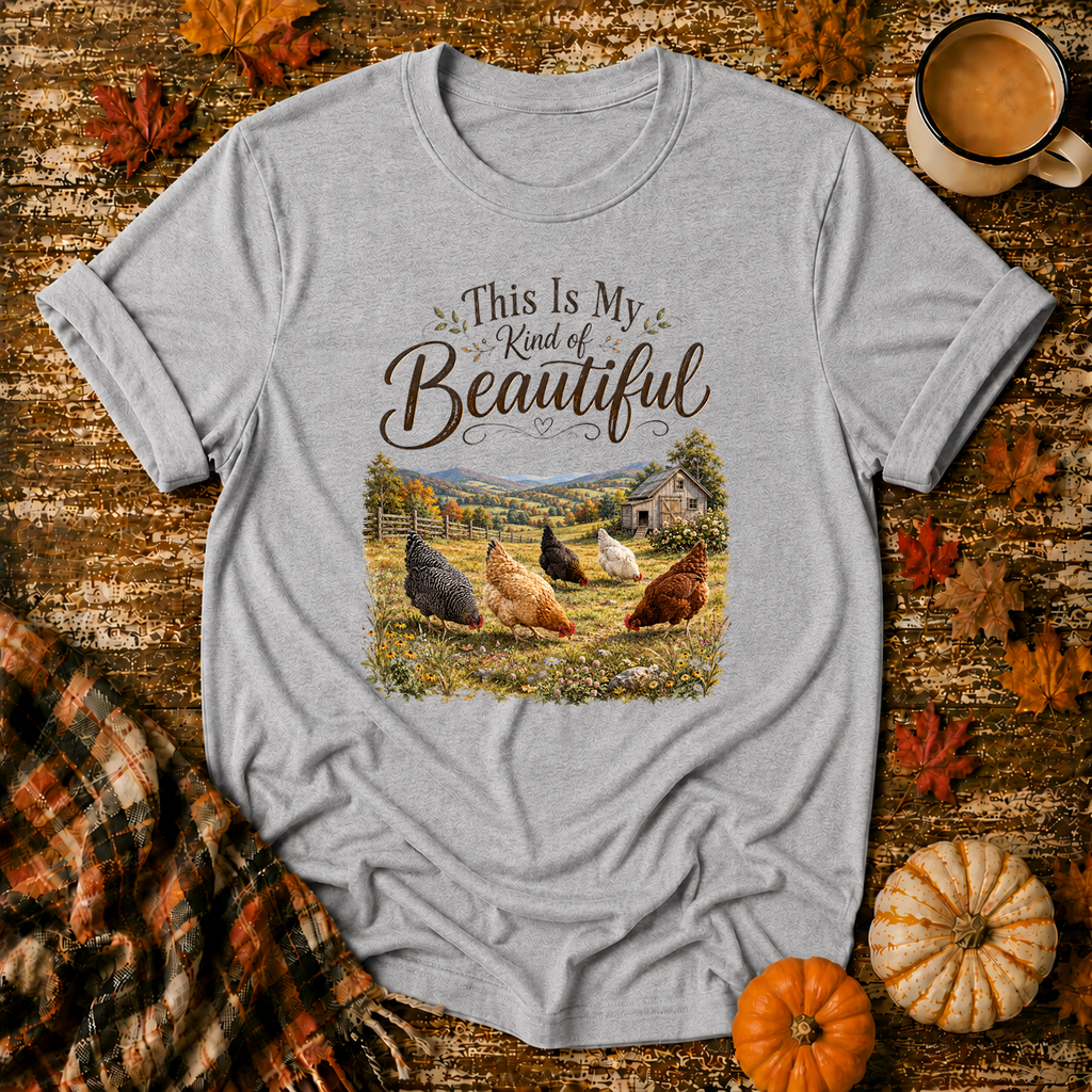 This Is My Kind of Beautiful T-Shirt in Sport Grey