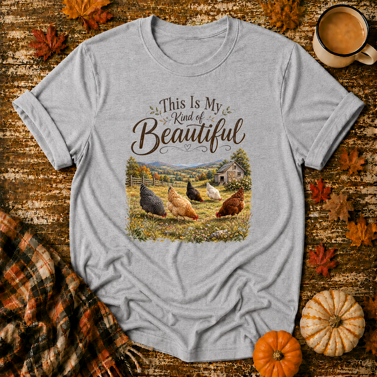 This Is My Kind of Beautiful T-Shirt in Sport Grey