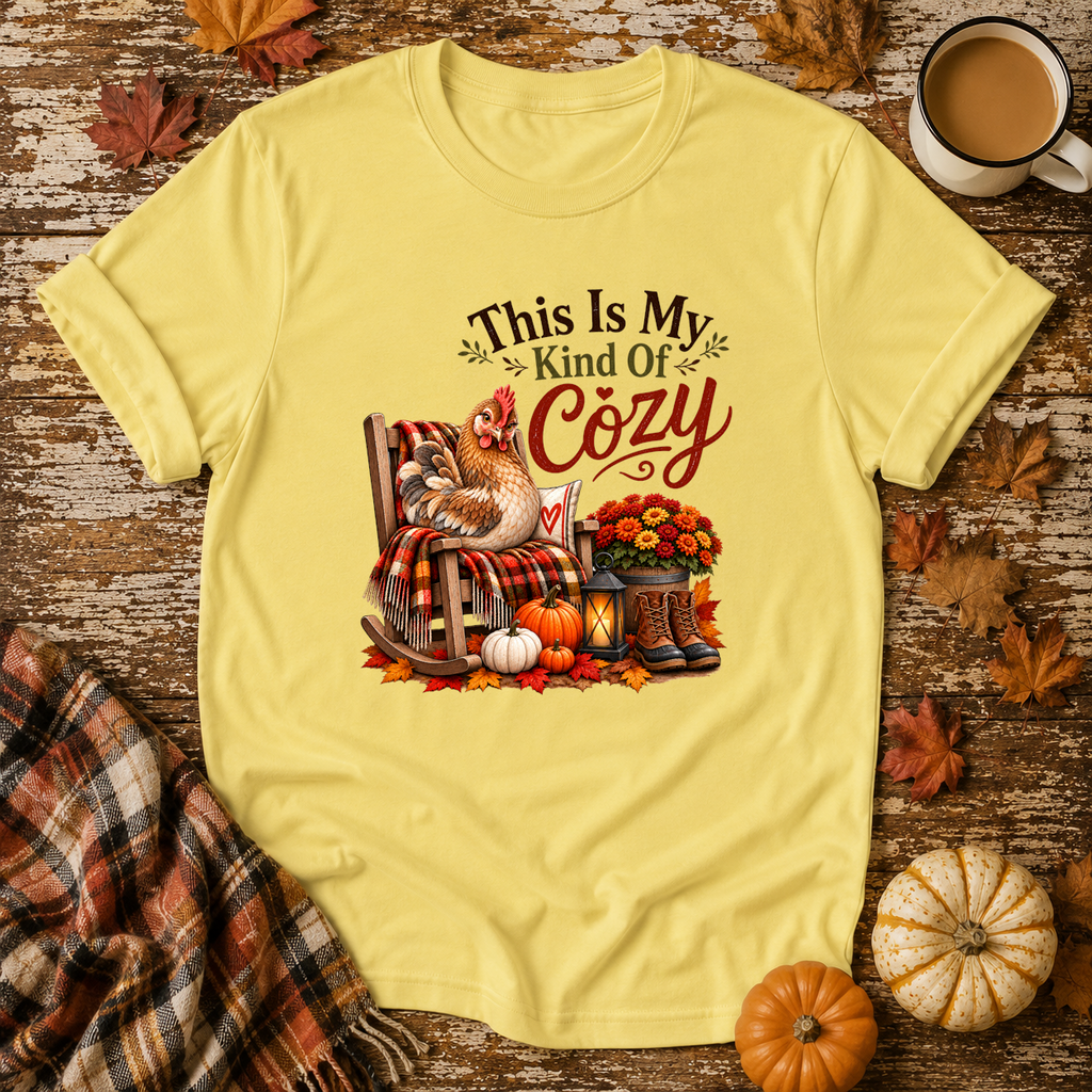 This Is My Kind of Cozy T-Shirt in Cornsilk